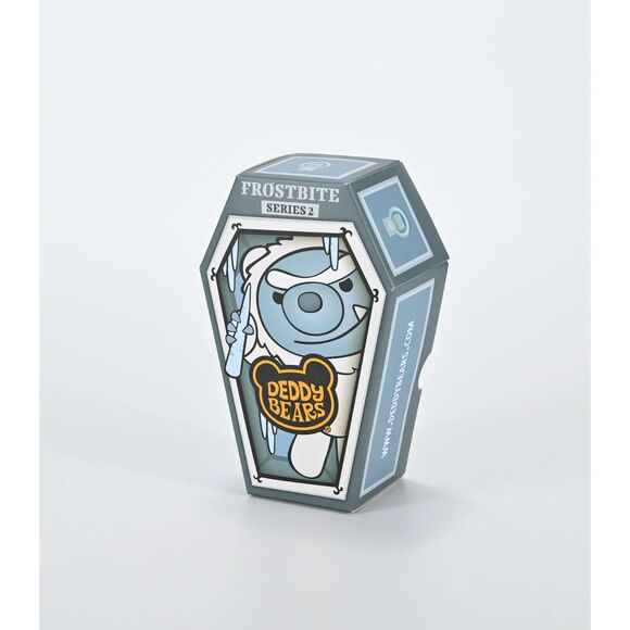 Deddy Bears Series 2 Frostbite Plush 7"Coffin Box Death Kreepy Collectible - Picture 2 of 4